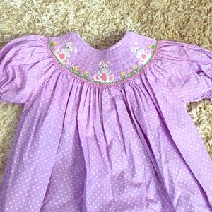 Smocked Easter dress